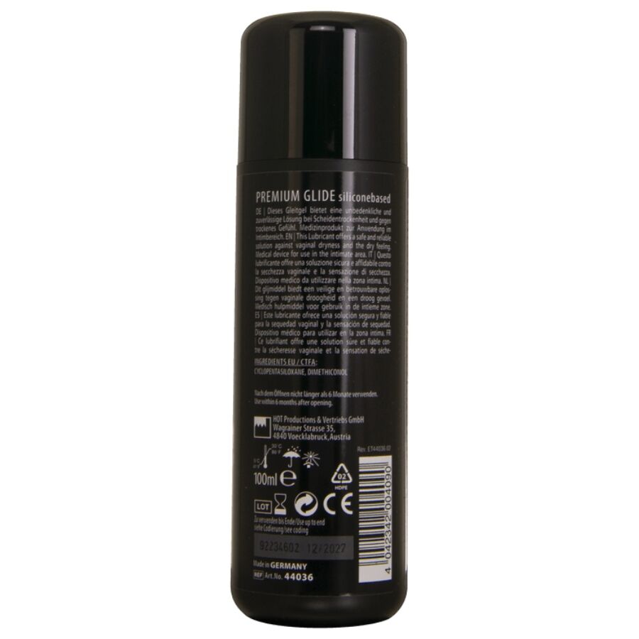 HOT - LUBRIFICANTE A BASE DI SILICONE PREMIUM SILICONE GLIDE 100 ML