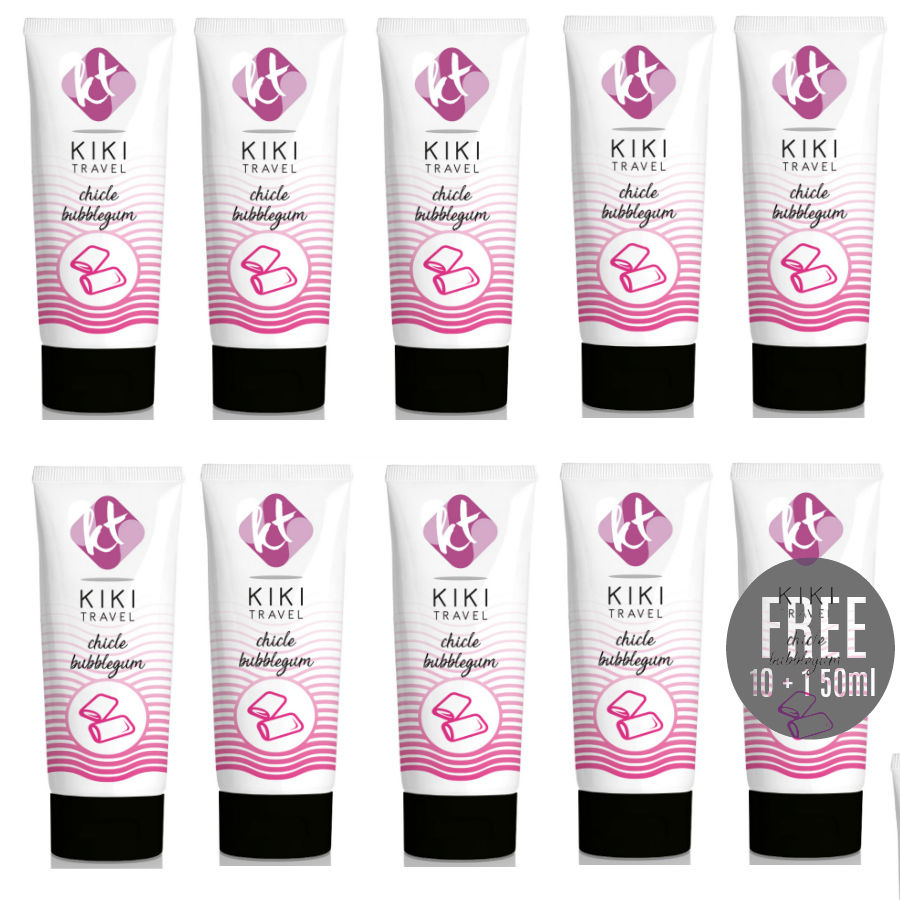 KIKÍ TRAVEL - LUBRIFICANTE GUSTO GUM 50ML 10+1 IN OMAGGIO