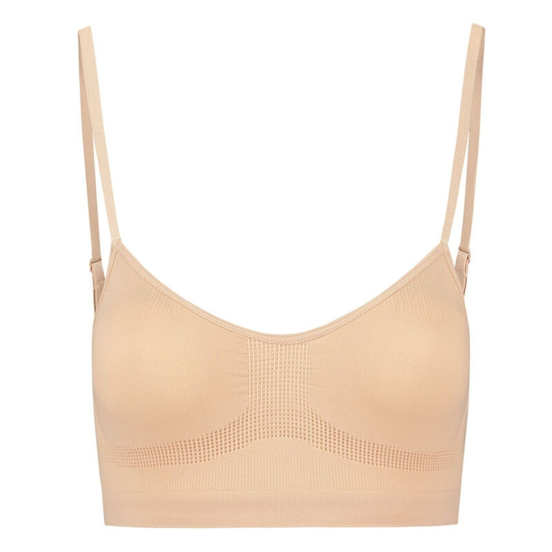 BYE-BRA - MEDIUM CONTROL REGGISENO SENZA CUCITURE NERO MISURARE XL