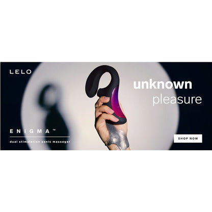 LELO - MASSAGGIATORE STIMOLAZIONE DOPPIA ASPIRAZIONE ENIGMA NERO