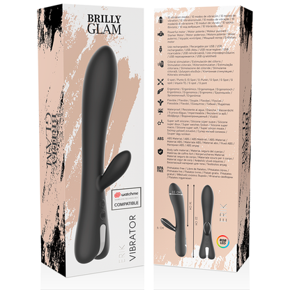 BRILLY GLAM - ERIK VIBRATORE + TELECOMANDO WATCHME
