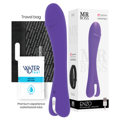 MR BOSS - ENZO VIBRATORE + TELECOMANDO WATCHME