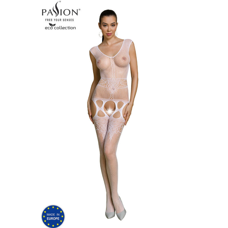 PASSION - COLLEZIONE ECO BODYSTOCKING ECO BS014 ROSSO