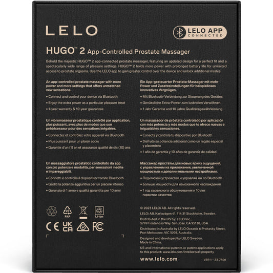 LELO - MASSAGGIATORE PROSTATICO HUGO 2 VERDE