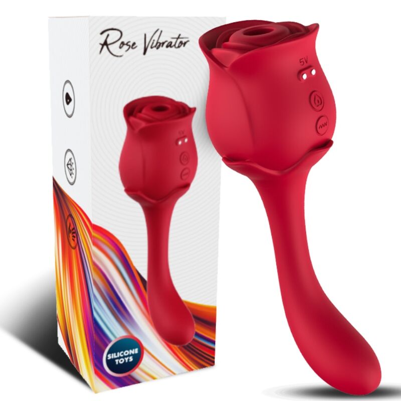 ARMONY - ROSELOVER CLITORIDE ASPIRATORE E STIMOLATORE ROSSO