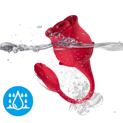 ARMONY - VIBRATORE E SUCCHIATORE CLITORIDE ROSA 10 MODALITÀ ROSSO