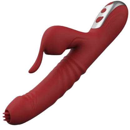ARMONY - VIBRATORE E SUCCHIATORE CON LINGUA STIMOLANTE BORDEAUX