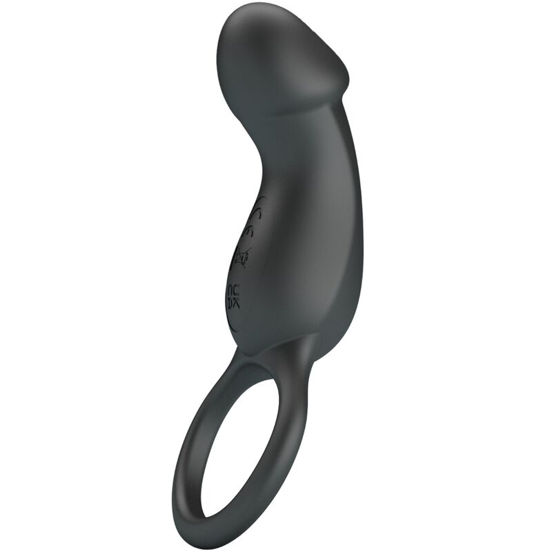 PRETTY LOVE - ANELLO ANALE E VIBRATORE WARREN BLACK