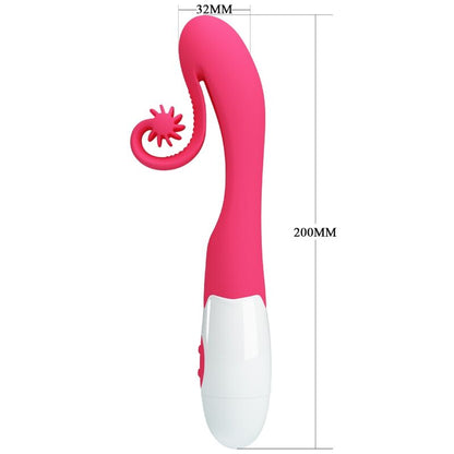 ROMANCE - VIBRATORE E STIMOLATORE 30 VELOCITÀ ROSA