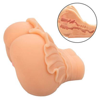 CALEXOTICS - THE PEEP SHOW GIRL DOPPIO MASTURBATORE REALISTICO FLESH
