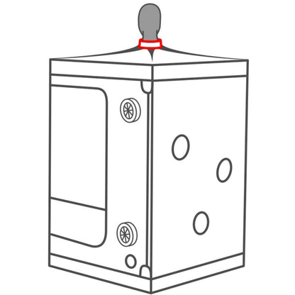 SECRET DOME - KINK CLUB CABIN SCANDALE NERO E ROSSO