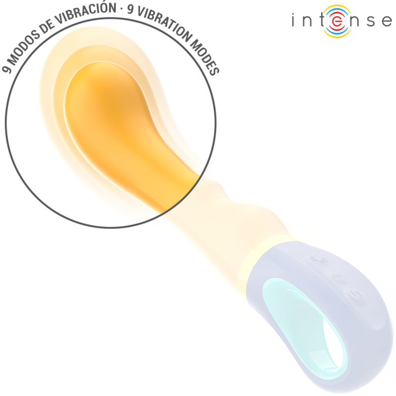 INTENSO - VIBRATORE PUNTO G SHAGGY GIALLO