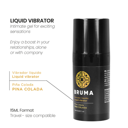 BRUMA - VIBRATORE LIQUIDO ULTRA SCORREVOLE PINA COLADA 15 ML