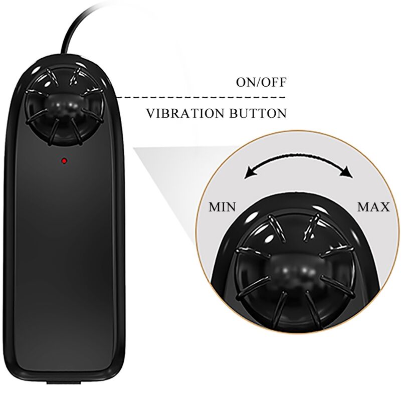 BAILE - CATOBLEPAS VIBRATORE REALISTICO 20,6 CM CARNE TELECOMANDO