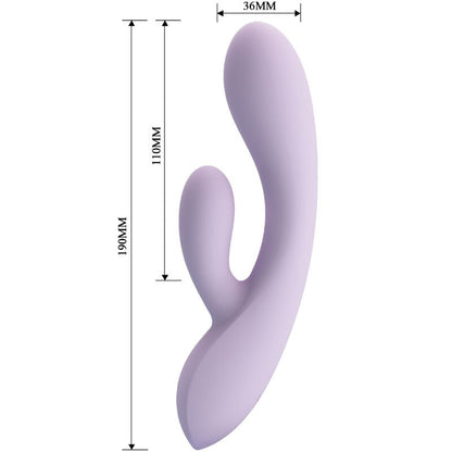 PRETTY LOVE - VIBRATORE CONIGLIO ROSOLYN 10 VIBRAZIONI VIOLA