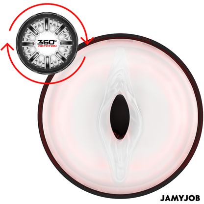 JAMYJOB - STORM MASTURBATORE VAGINA AUTOMATICO 10 MODALITÀ DI ROTAZIONE E SPINTA