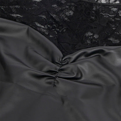 SUBBLIME - 955601 ABITO MANICA LUNGA CON PIZZO NERO L/XL