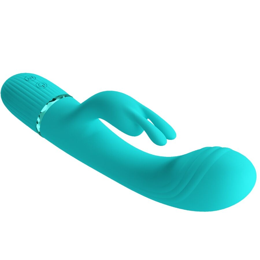 PRETTY LOVE - SCOCCO VIBRATORE CONIGLIO TURCHESE