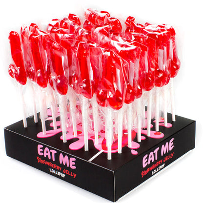 SECRETPLAY - ASSORTIMENTO ESPOSITIVO LECCA LECCA AL PENE CON ALCOOL 40 UNITÀ
