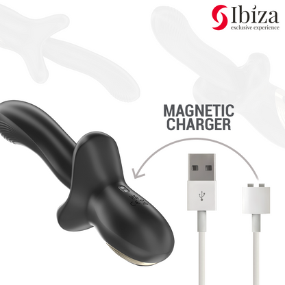 IBIZA - VIBRATORE POTENTE CON EFFETTO SPINTA E MORSO