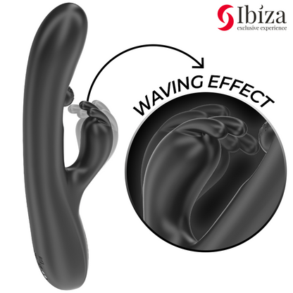 IBIZA - POTENTE VIBRATORE RABBIT CON PERLA ROTANTE MASSAGGIANTE