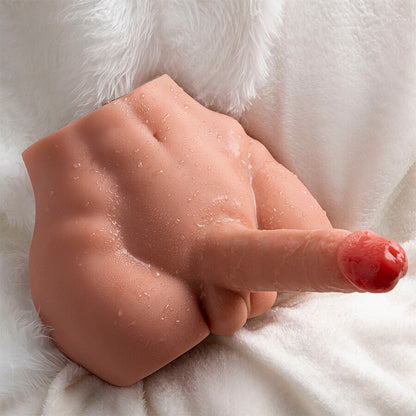 XISE - PEEL DILDO ASS DILDO MASTURBATORE REALISTICO POSIZIONE FRONTALE CON SPINTA 17,5 CM
