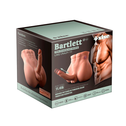 XISE - BERTLETT DILDO ASS DILDO REALISTICO E MASTURBATORE ANALE POSIZIONE FRONTALE CON SPINTA 18 CM