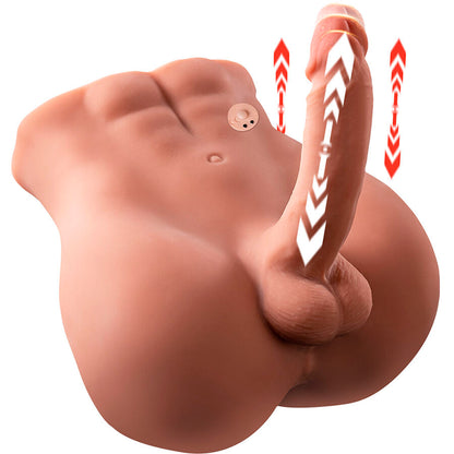 XISE - BERTLETT DILDO ASS DILDO REALISTICO E MASTURBATORE ANALE POSIZIONE FRONTALE CON SPINTA 18 CM