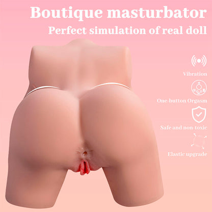 XISE - FRIEDA TORSO FEMMINILE REALISTICO CON VIBRAZIONE 36 CM