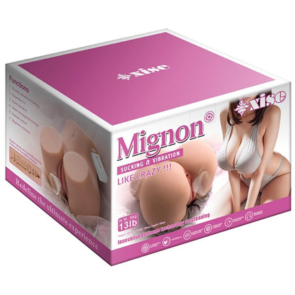 XISE - MASTURBATORE VAGINA REALISTICO CON VIBRAZIONE E ASPIRAZIONE E TELECOMANDO 6 KG