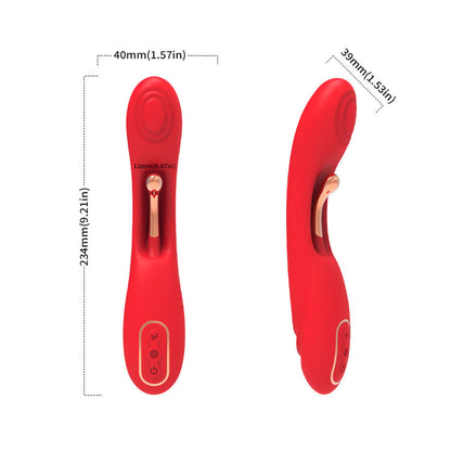 ARMONY - VIBRATORE CON LINGUA OSCILLANTE ROSSO