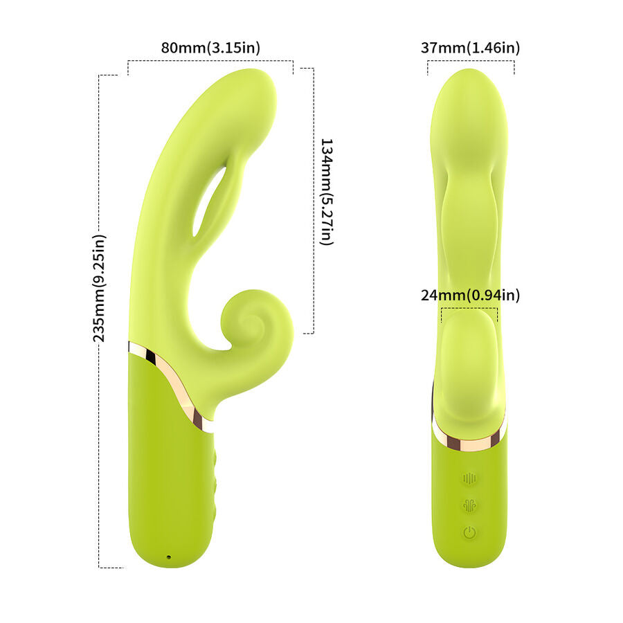 ARMONY - GONFIATORE PUNTO A PER STIMOLATORE VIBRATORE VERDE