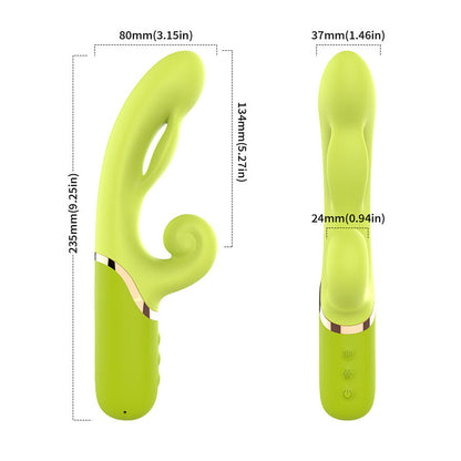 ARMONY - GONFIATORE PUNTO A PER STIMOLATORE VIBRATORE VERDE