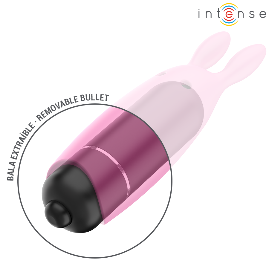INTENSE - HOPPER ROSA VIBRANTE BULLET 8,3 X 2,4 CM