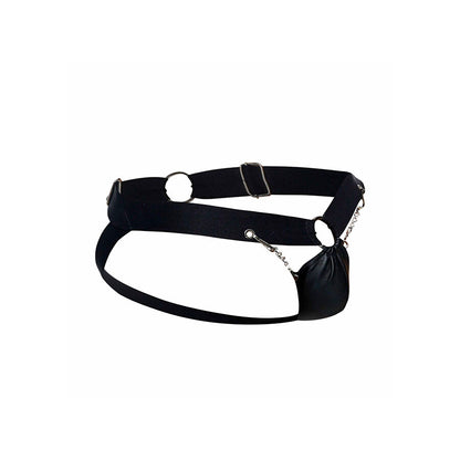 MOB - DNGEON JOCKSTRAP NERO CON CATENA TAGLIA UNICA