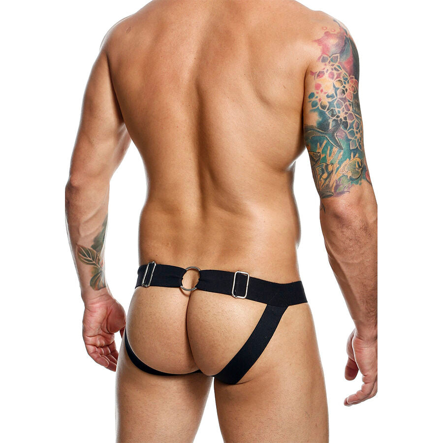 MOB - DNGEON JOCKSTRAP NERO CON CATENA TAGLIA UNICA