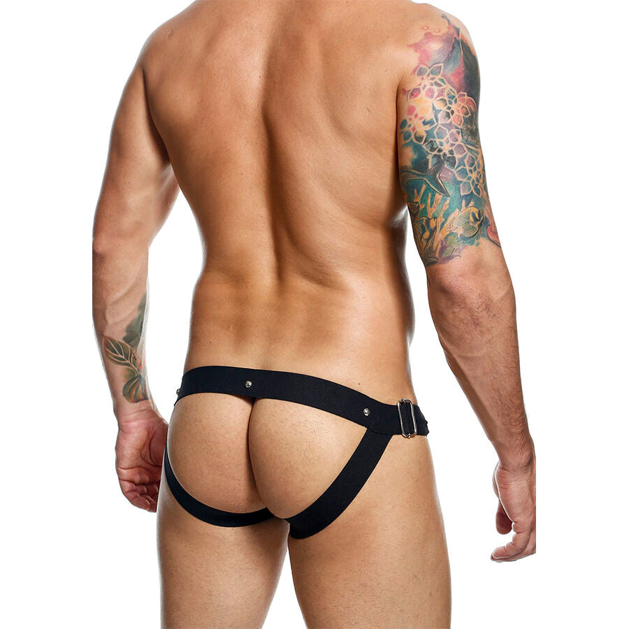 MOB - DNGEON JOCKSTRAP NERO A PRESSIONE TAGLIA UNICA