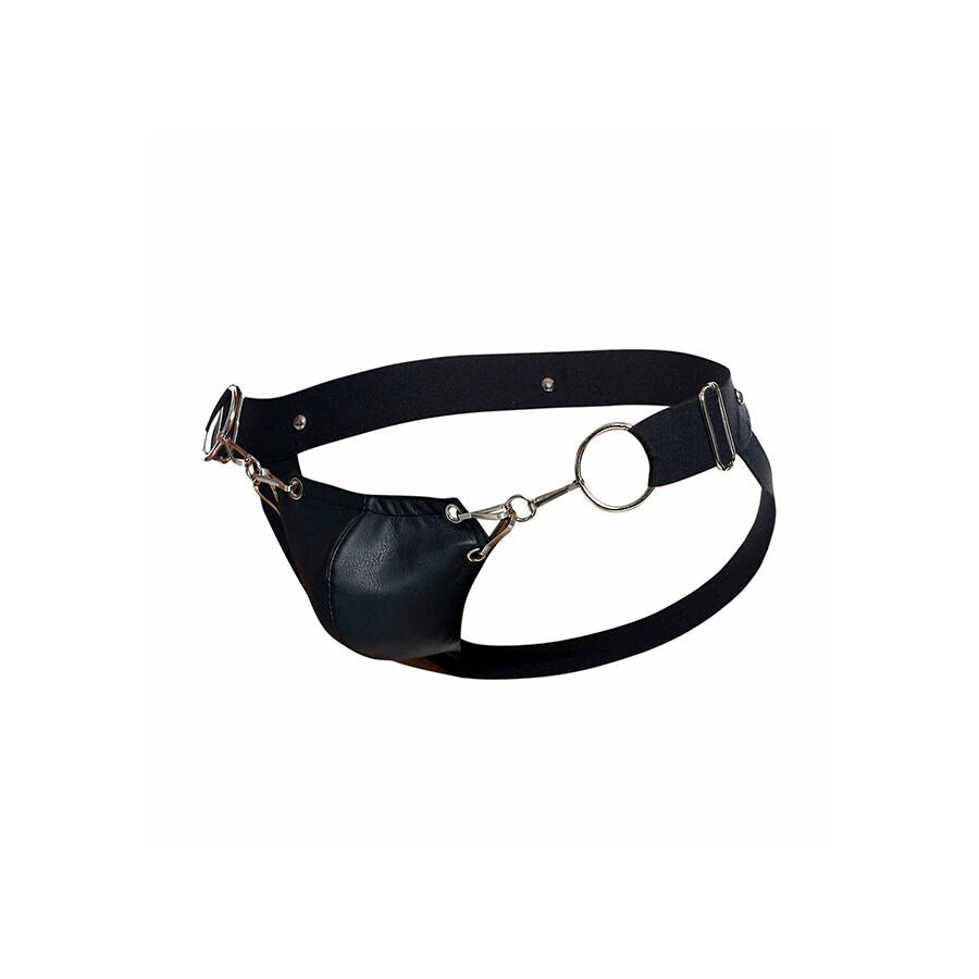 MOB - DNGEON JOCKSTRAP NERO A PRESSIONE TAGLIA UNICA