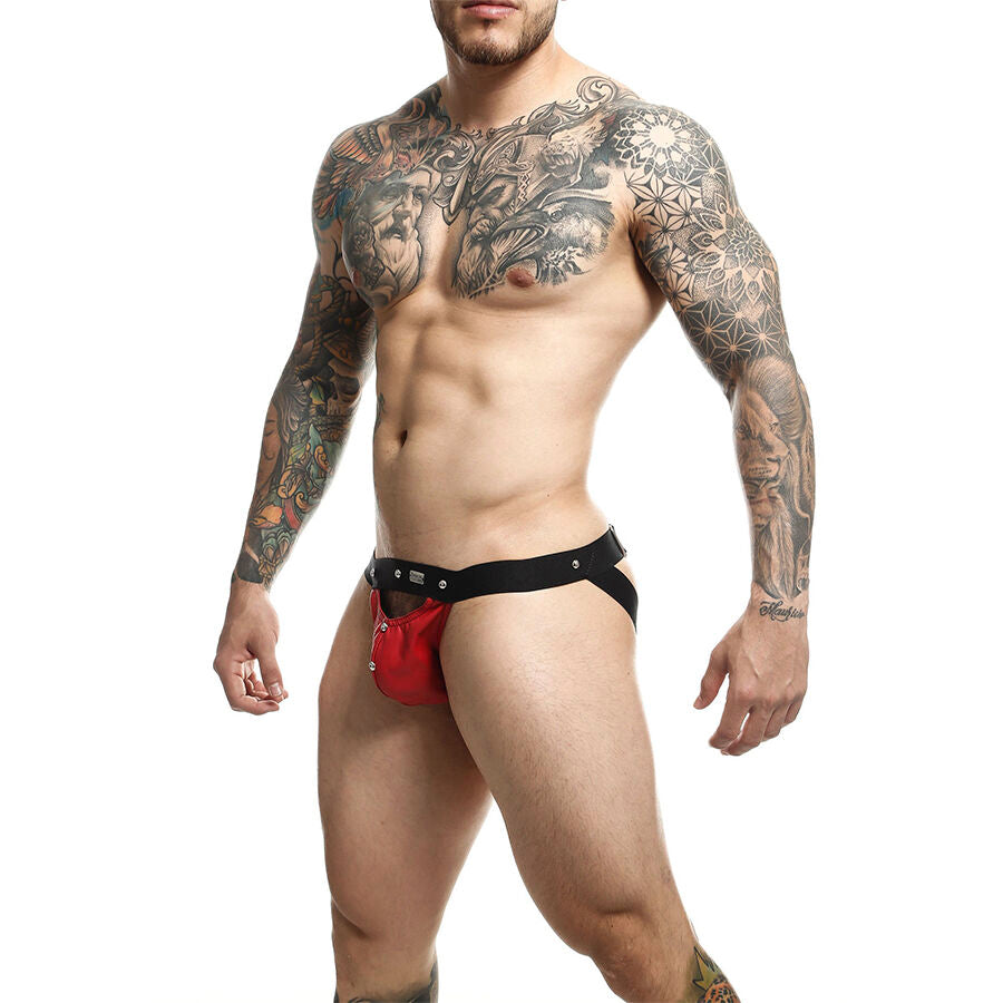 MOB - DNGEON JOCKSTRAP ATHLETE ROSSO TAGLIA UNICA