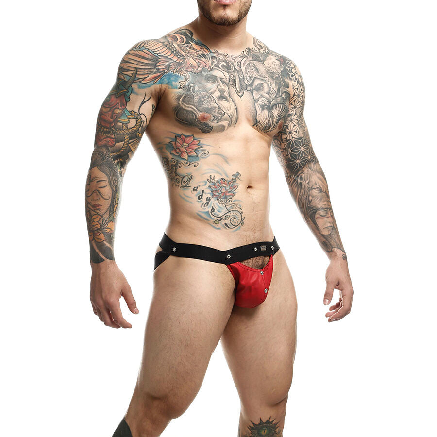 MOB - DNGEON JOCKSTRAP ATHLETE ROSSO TAGLIA UNICA
