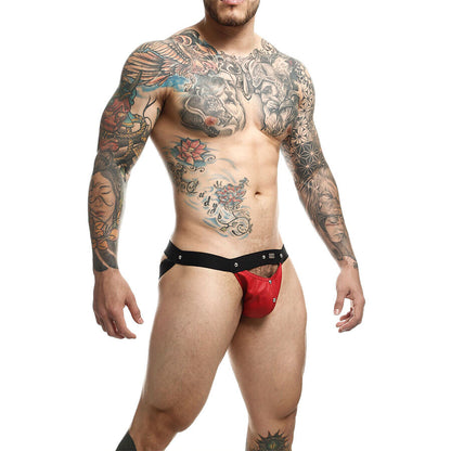 MOB - DNGEON JOCKSTRAP ATHLETE ROSSO TAGLIA UNICA