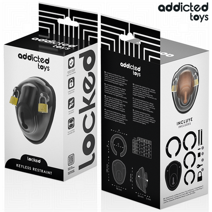 ADDICTED TOYS LOCKED - GABBIA PER PENE SENZA CHIAVE 11,5 CM