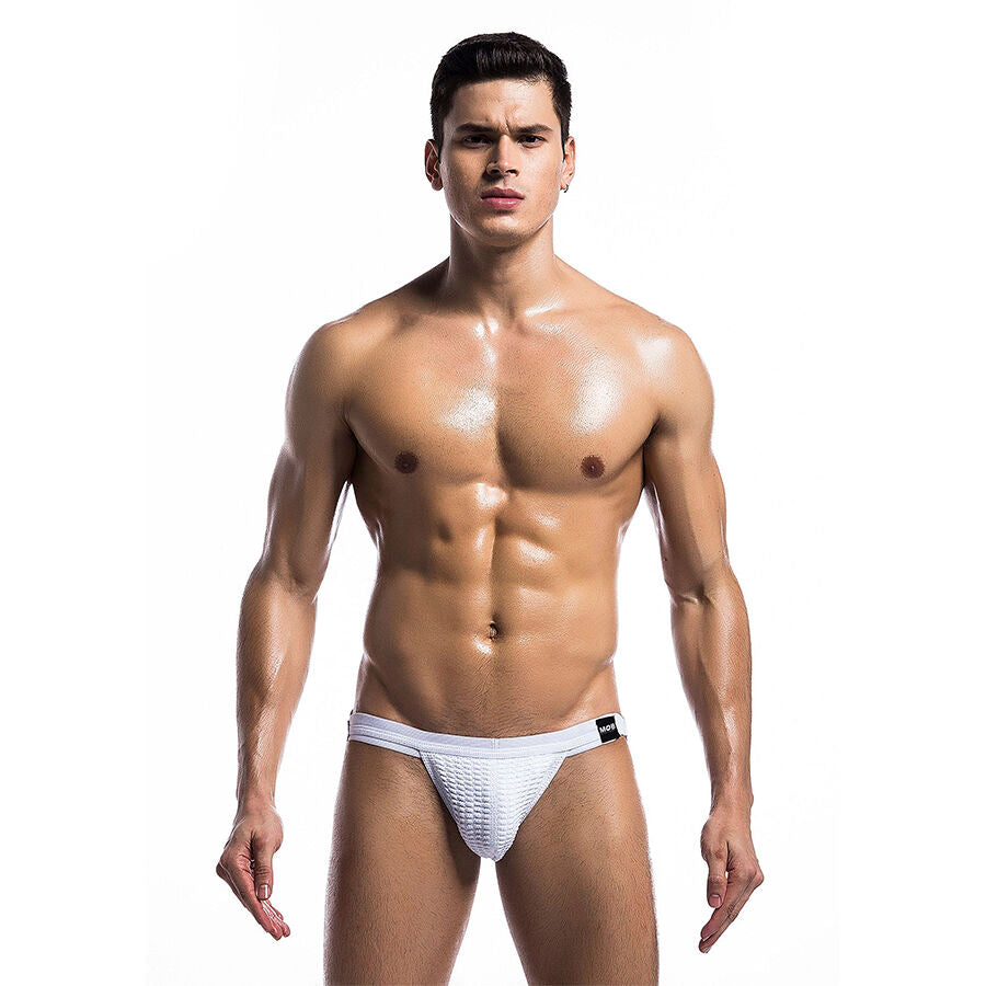 MOB - COSTUME DA BAGNO JOCKSTRAP BIANCO FETISH TAGLIA L