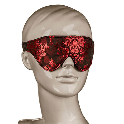 CALEXOTICS - SCANDAL MASCHERA OCCHI OPACA CON DETTAGLI ROSSI