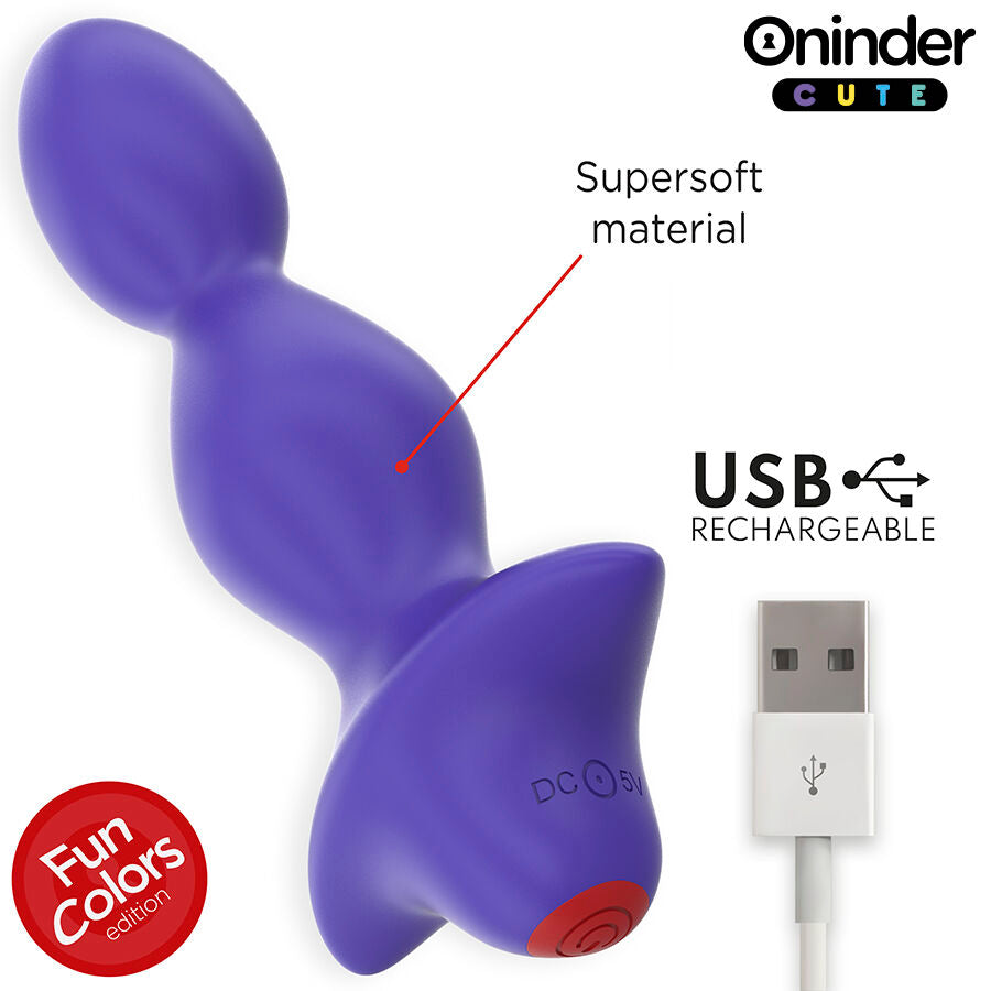 ONINDER CUTE - DILATATORE ANALE VIBRANTE LOVE BUTT - APP GRATUITA IN TUTTO IL MONDO