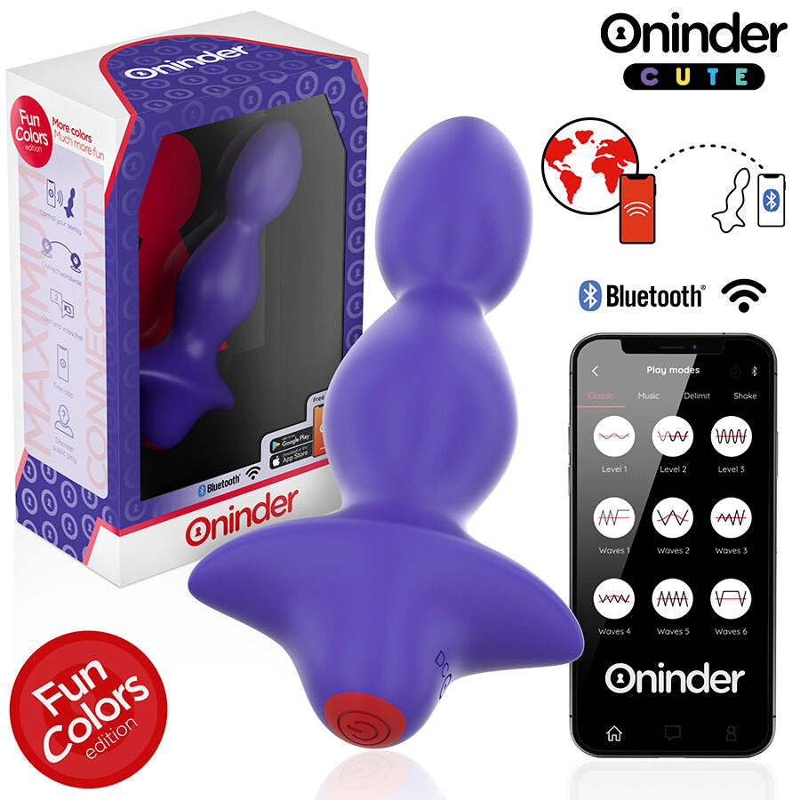 ONINDER CUTE - DILATATORE ANALE VIBRANTE LOVE BUTT - APP GRATUITA IN TUTTO IL MONDO