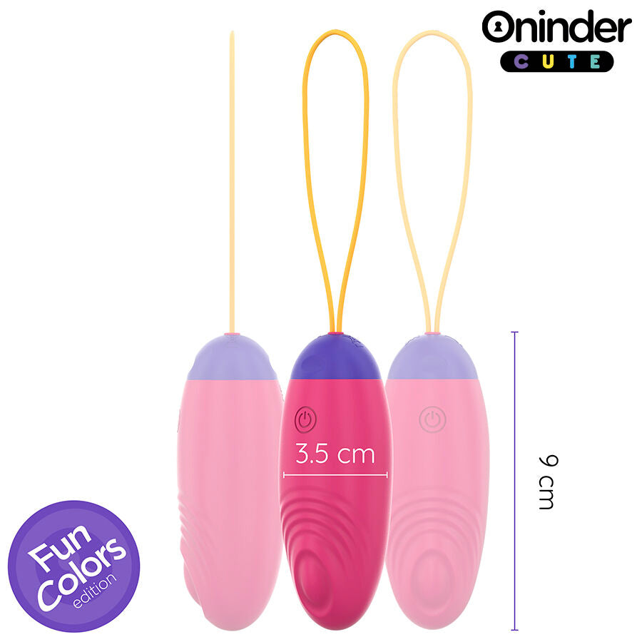 ONINDER CUTE - UOVO IN SILICONE CON VIBRO-ONDA E PIACERE - APP GLOBALE GRATUITA