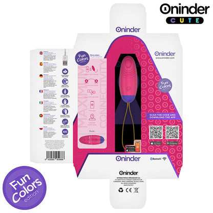 ONINDER CUTE - UOVO IN SILICONE CON VIBRO-ONDA E PIACERE - APP GLOBALE GRATUITA