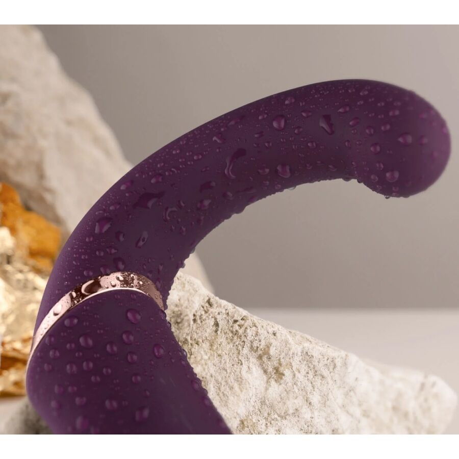 ROCKS-OFF - GEMINI DOPPIO VIBRATORE STIMOLATORE DEL CLITORIDE PUNTO G VIOLA