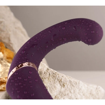 ROCKS-OFF - GEMINI DOPPIO VIBRATORE STIMOLATORE DEL CLITORIDE PUNTO G VIOLA